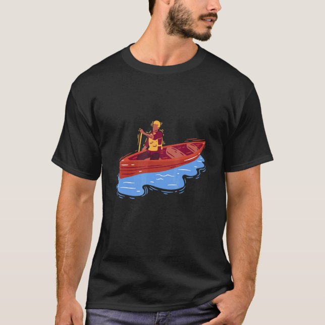 Camiseta Navegação no mar de embarcações de navegação (Frente)