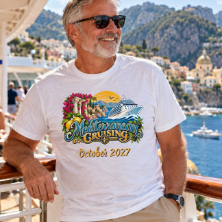 Camiseta Navegação no Mediterrâneo
