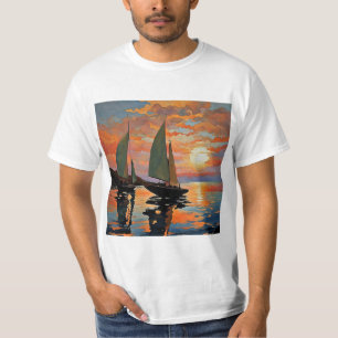 Camiseta Navegação no pôr do sol 5