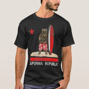 Camiseta Navegação no Urso do Surfer Estatal da Repúblic