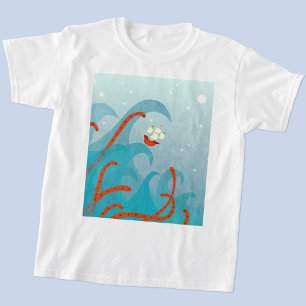 Camiseta Navegação por Monstro do Mar