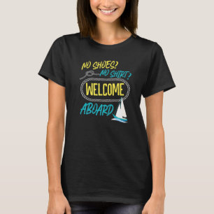 Camiseta Navegação Sem Calçados Sem Boas-vindas A Bordo