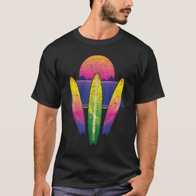 Camiseta Navegação Surfboard Surfer Synset Sunset Surfi (Frente)