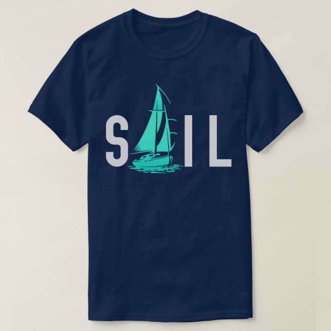 Camiseta Navegador à vela 3 (Frente do Design)