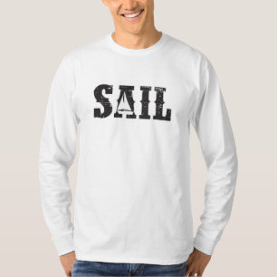 Camiseta Navegador Capitão Sail Sea Engraçado Ideia de Pres