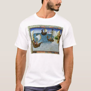 Camiseta Navegadores que usam um astrolabe