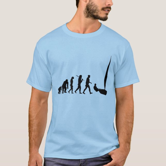 Camiseta Navegando 2014 marinheiros barco & vela de vento (Frente)