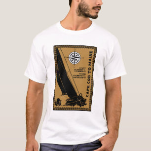 Camiseta Navegando de Cape Cod ao Maine