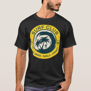 Camiseta Navegando no Havaí Peahi Jaws Maui Hawaii Retro (2