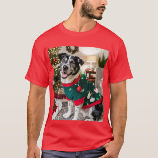Camiseta Navidad Perruna: Decorando con Estilo