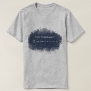 Camiseta Navier Stokes o t-shirt da matemática & da ciênc