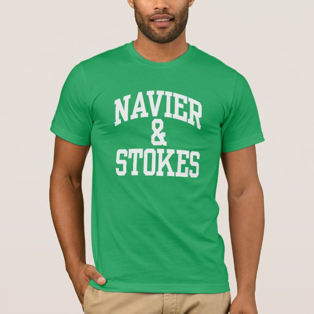 Camiseta Navier & Stokes t-shirt (Frente)