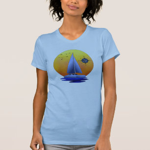 Camiseta Navigação do catamarã