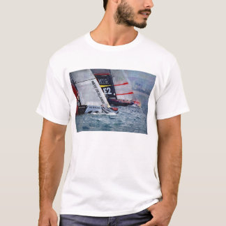 Camiseta navigação do copo de América s, veleiro, raça do