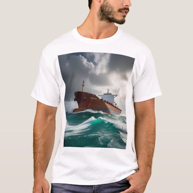 Camiseta Navio a vapor (Frente)