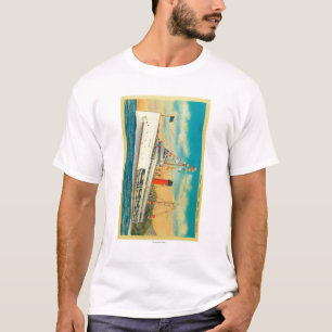 Camiseta Navio a vapor "Catalina" na ilha de Catalina do