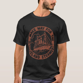 Camiseta navio a vapor cleveland