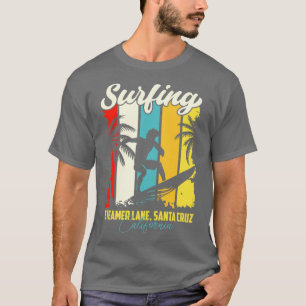 Camiseta Navio a vapor de surfe Lane California