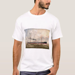 Camiseta Navio a Vapor Louise 1800s