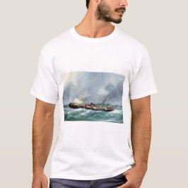 Camiseta Navio à vela a vapor Finsbury 1881