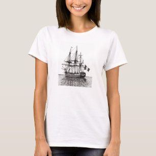 Camiseta Navio alto Hermione no Rio York T-Shirt