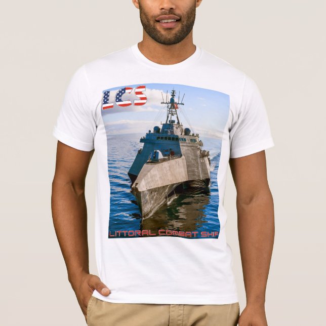 CAMISETA NAVIO DE COMBATE LITORAL - LCS (Frente)