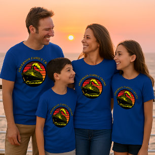 Camiseta Navio de cruzeiro e Modelo de lanço retrô