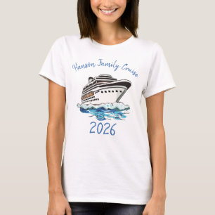Camiseta Navio de Cruzeiro Personalizado