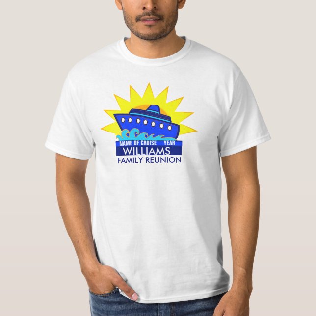 Camiseta Navio de cruzeiros com reunião ou evento de Sun (Frente)