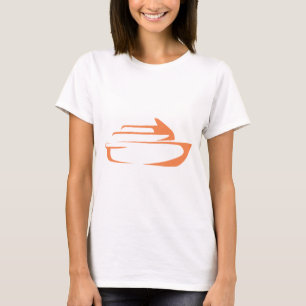 Camiseta Navio de cruzeiros no estilo do desenho da abanada