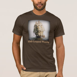 Camiseta Navio de guerra do leopardo do HMS - t-shirt