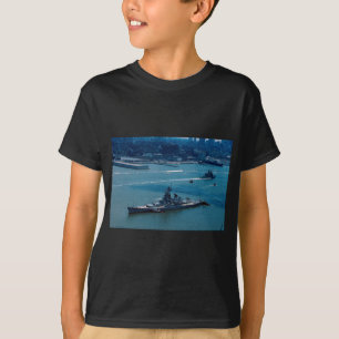 Camiseta Navio de guerra moderna, "USS Wisconsin", New