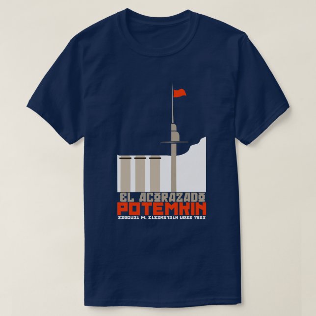 CAMISETA NAVIO DE GUERRA POTEMKIN (Frente do Design)