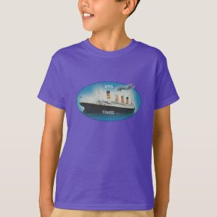 Camiseta Navio de Linha White Star RMS RMS RMS Roxo Titanic
