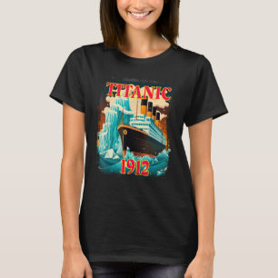 Camiseta Navio De Navegação Titanic Navio De Cruzeiro Vinta