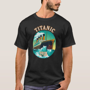 Camiseta Navio De Navegação Titanic Navio De Cruzeiro Vinta