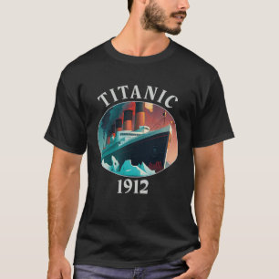 Camiseta Navio De Navegação Titanic Vintage Cruise Navio 19