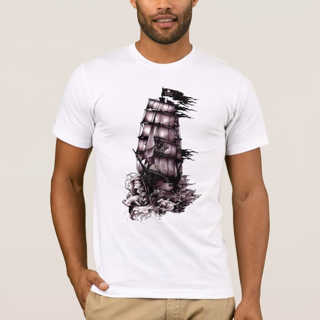 Camiseta Navio de pirata (Frente)