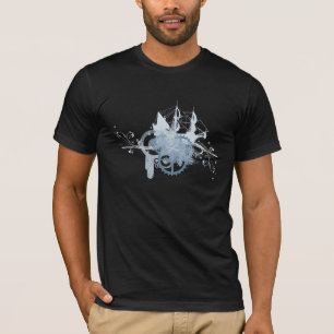 Camiseta Navio de pirata de Steampunk
