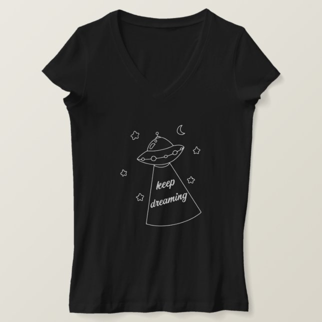 Camiseta Navio de Sonho - Premium para Mulheres (Frente do Design)