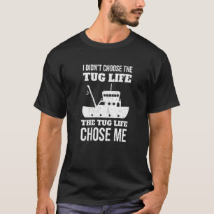 Camiseta Navio de Tugboat Engraçado Navio Capitão Cotação B