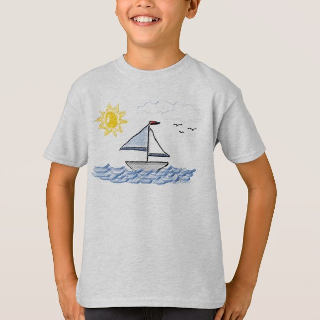 Camiseta Navio de vela P (Frente)