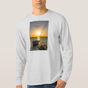 Camiseta Navio de vela solar naufragado Golfo de Breeze Lon