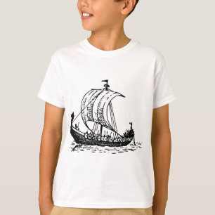 Camiseta Navio de Viking