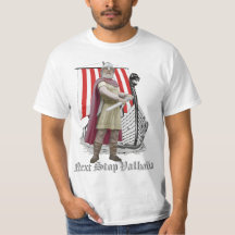 navio de viquingue com luz do tshirt do guerreiro