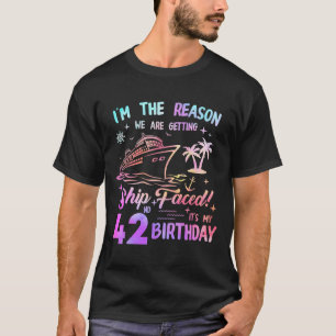 Camiseta Navio Enfrentou Cruzeiro de 42º Aniversário 42 Ano