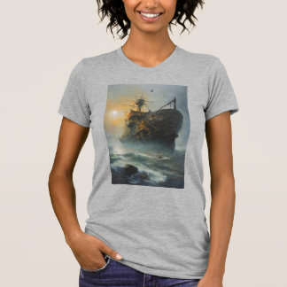 Camiseta Navio fantasma, navio pirata,