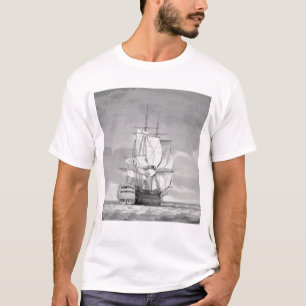 Camiseta Navio inglês da Linha--Batalha, século XVIII