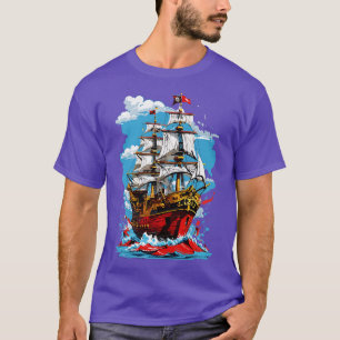 Camiseta Navio pirata 2