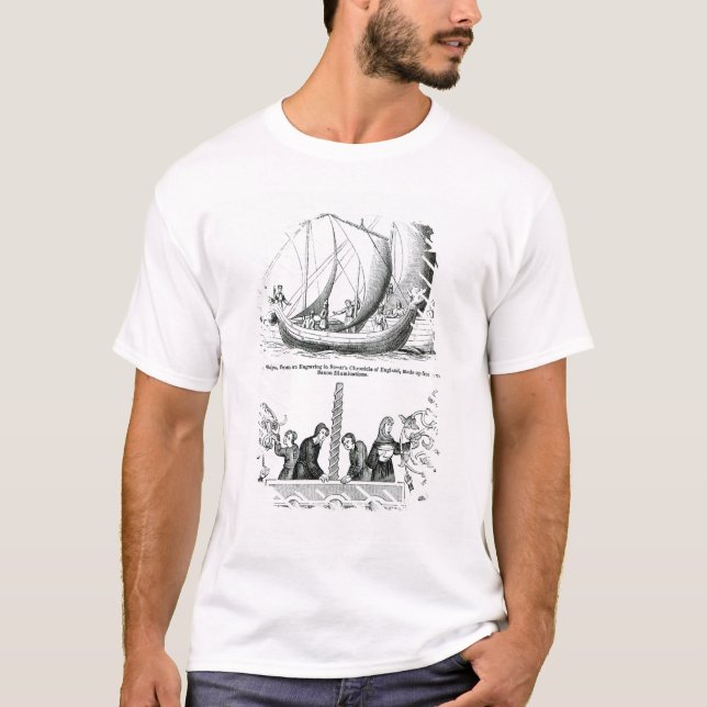 Camiseta Navio saxão (Frente)